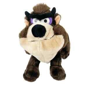 WARNER BROS Tasmanian Devil Plush Toy Mighty Star 1997 Looney Tunes